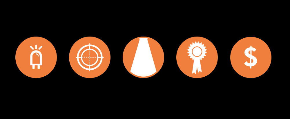 5 lighting infographics