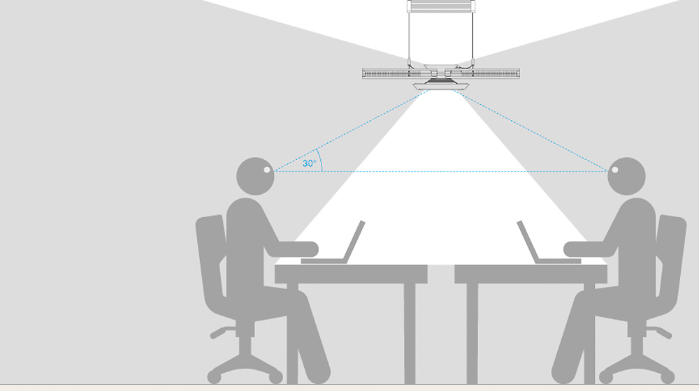 Inforgraphic of people working at desks.